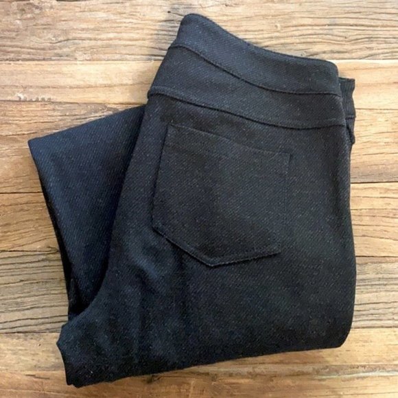 Athleta Pants - Athleta Ponte Twill Moto Pant Black Size 4 #721660
